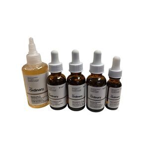 The Ordinary Skincare Set Glycolic Acid Caffeine Arbutin Peptide Serum Lot
